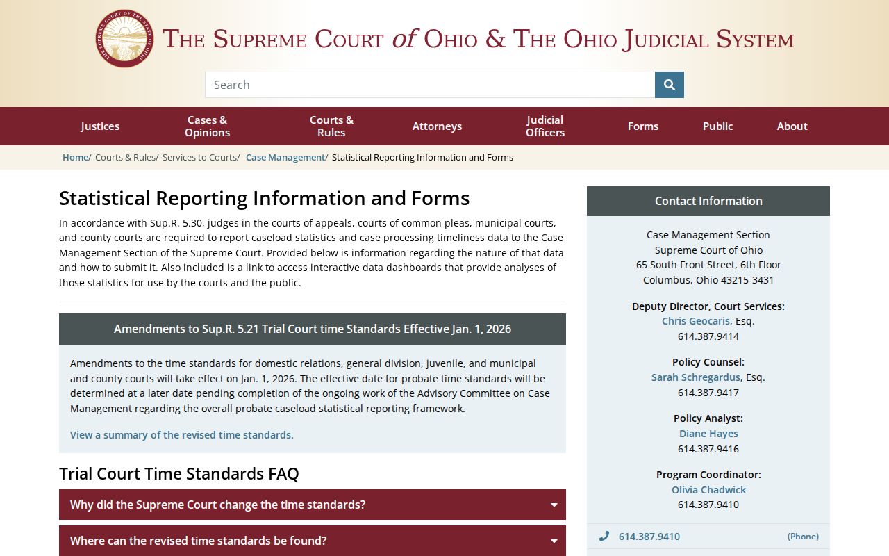 Clermont County court docket Ohio case management information