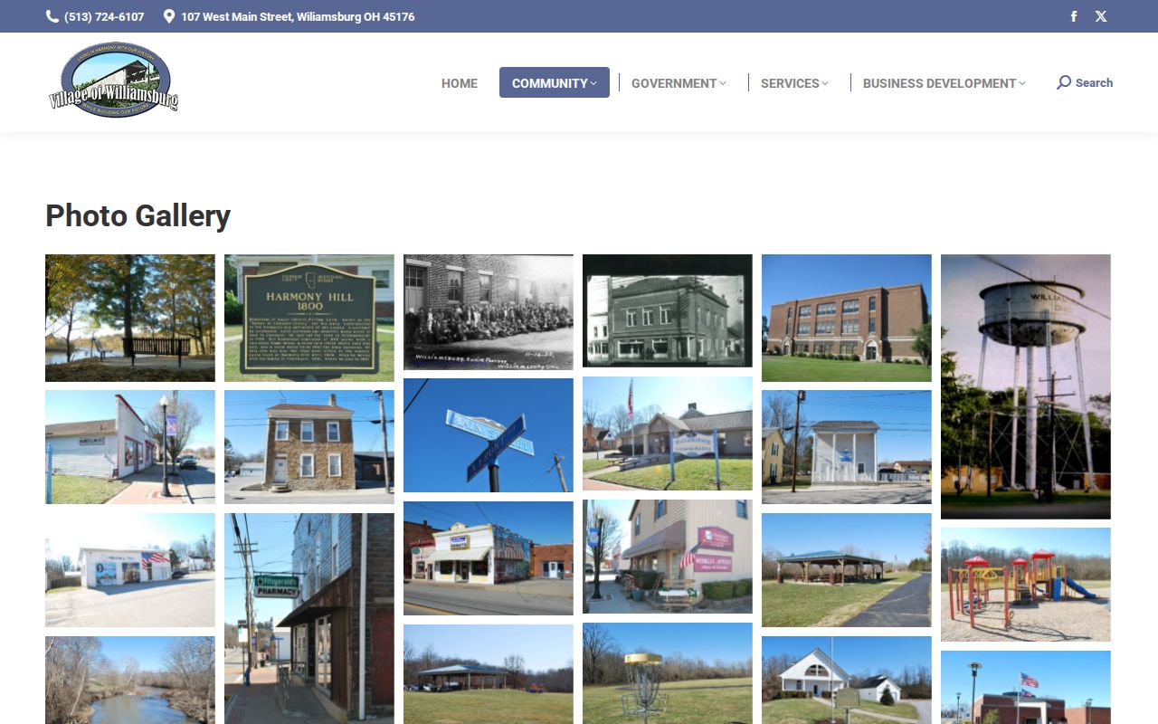 Williamsburg court records Village building context